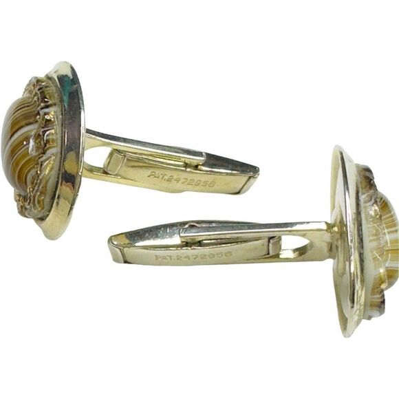 VINTAGE Lucite Cuff Links Vintage Lucite Cufflinks EUC - Picture 6 of 7